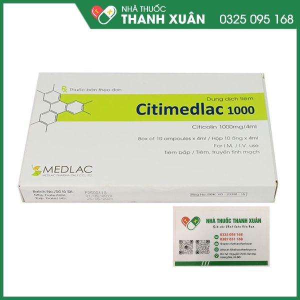 Citimedlac 1000 trị chứng rối loạn trí nhớ